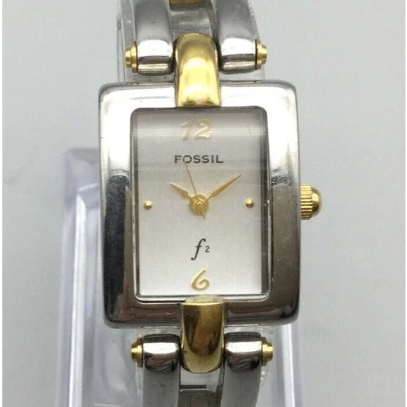 Fossil | Accessories | Fossil F2 Watch Women Silver Gold Two  display picture 1